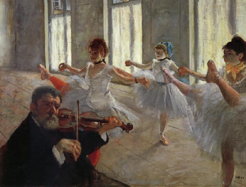 The Rehearsal, Edgar Degas
